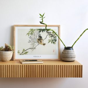 il_1000x1000.5447250596_sun4.jpg Fluted console table with drawers, made of oak, floating design