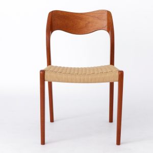 il_1000x1000.5484414091_216f.jpg 1 of 7 Niels Moller mid century teak dining chair with papercord seats by Niels O. Møller, model 71, Denmark 1950s Vintage
