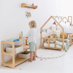 il_1000x1000.5513094461_2xfm.jpg Set of Open Shelves: Toy Storage + Kid Clothing Rack, Toddler Nursery, Toys Shelf, Montessori Furniture, Open Shelf, Montessori Shelves