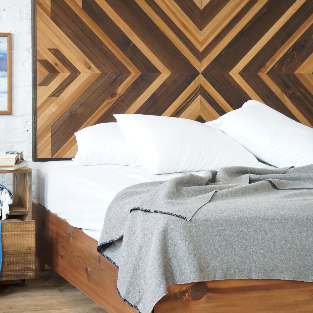 The Big Valley Headboard - Original Wall Art - Farmhouse Bed Board - Organic - Handmade in USA - Image 3