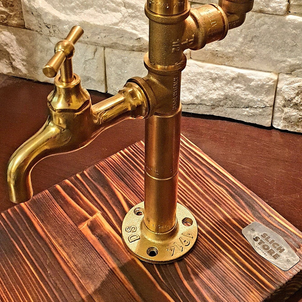 Alcohol Dispenser Tap, Jack Daniels Gifts for Men, Industrial Home Bar Stand Man Cave, Friend Gifrt, Gifts For Him, Gift For Boyfriend - Image 3