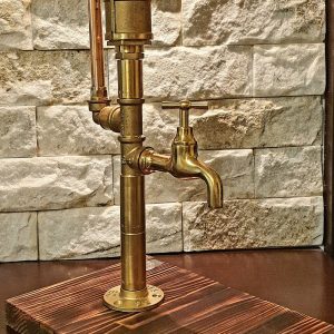 Stylish Drink Dispenser, Jack Daniels Inspired, Industrial Home Bar Stand Man Cave, Friend Gifrt, Gifts For Him, Gift For Boyfriend