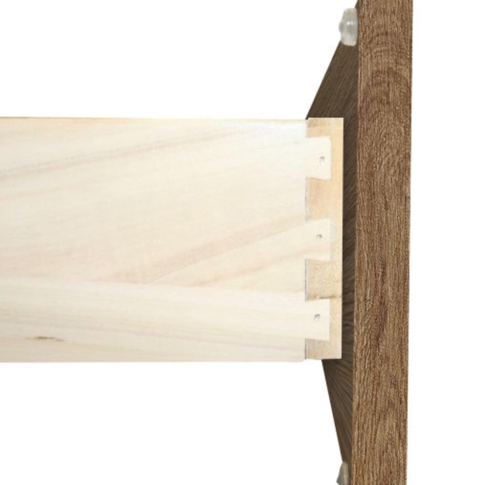 48" Bathroom Vanity for Single Sink, Fully Assembled, Brown Toffee Stained Wood Bathroom Furniture with Drawers and Sink Base - Image 4