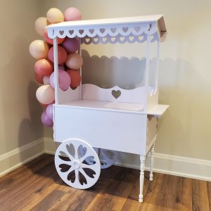 Candy Cart, her Birthday decorations, dessert bar, Event Decor, Party Cart, Heart Style Party Decor