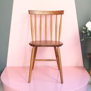 Vintage Dining Chair, Farmhouse Chair, Chic Farmhouse, Vintage Cottage Chair, Massive Chair, Solid Wood Chair, Rustic Design, 70's, 60's