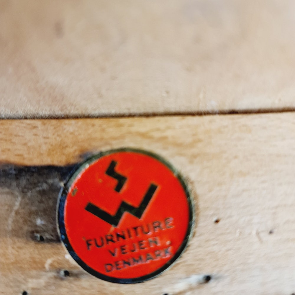 Mid Century Danish Teak and Fabric Chair by Kai Lyngfeldt Larsen, 1960s Set of 4 - Image 10