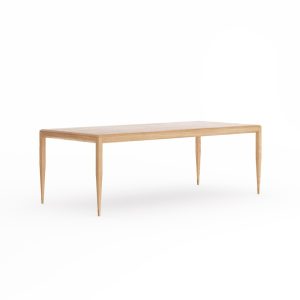 Oak dining table, oak kitchen table, mid century modern, scandinavian