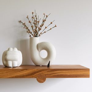 Custom Walnut Floating Shelves, Floating Book Shelves, Floating Shelves with Bracket, White Oak Floating Shelves, Wood Floating Shelves