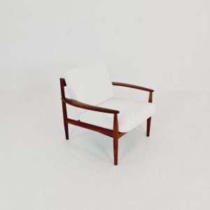 Mid-century Rare Danish teak lounge chair/ Easy chair by Grete Jalk For France &Son, 1960s