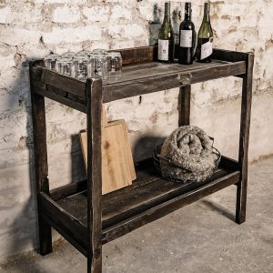 reclaimed wood shelf