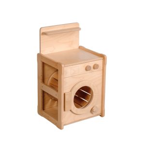 Toy Wooden Washing machine DANA, Kids Pretend Play, Montessori Toys For Girls, Baby registry item