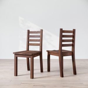 Solid Wood Coleman Dining Chair, Wooden Chair, Dining Chair, Walnut Dining Chair, Black Walnut Dining Chair, Black Chair, Custom Chair