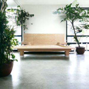 Twin Bed Frame for Wedding Gift - Solid Wooden Bed Frame - Platform Bed for Aesthetic Room Decor - King Bed Frame Reclaimed Furniture