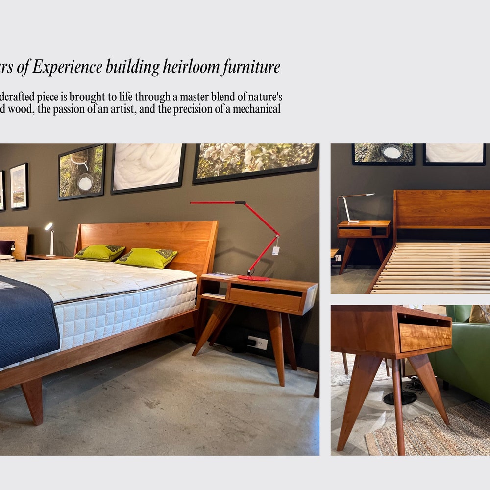 Essentials Coffee Table - Solid Wood Coffee Table - Mid-Century Modern Coffee Table in White Oak, Maple, Cherry, and Walnut - Image 10