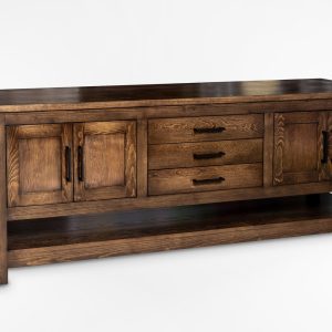 Custom Double Sink Bathroom Vanity with Solid Wood Countertop, Farmhouse Vanity in Solid Pine Wood