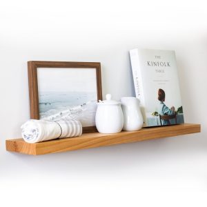 In-Stock Alder Oak Floating Shelves | Floating Shelves with Hidden Bracket | Wood Floating Shelves | Real Alder Oak Open Shelves | OpenShelf