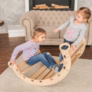 Children's balancing board Gym Educational Climbing ladder Montessori Toy Climbing arch Kids wooden toy Baby cradle Toddler climbing toy