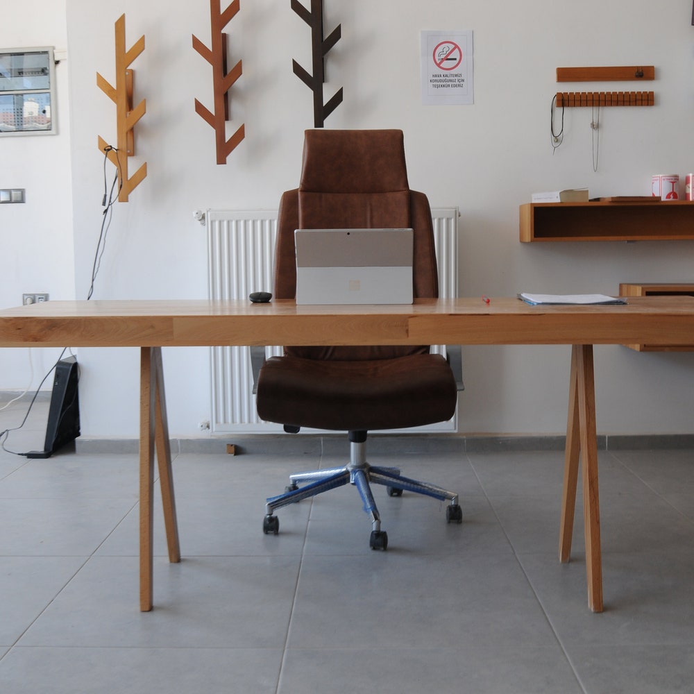 Wooden Table Leg, Full Set Solid Wood Snug Fit Plug-in System Table Legs, Handmade A Shaped Minimal Table - Image 3