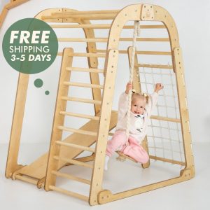 Playground for kids, Gifts for kids and baby, Montessori climbing set, Outdoor playset, Outdoor toys, Indoor play gym Toddler gym Jungle gym