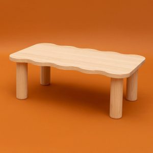 Solid wood coffee table, handmade - Palamos