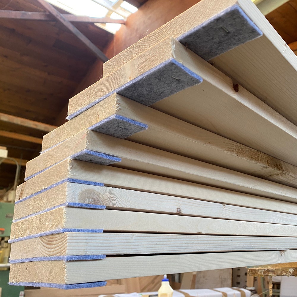 King Queen Bed Frame - Handmade Furniture Bed Frame - Reclaimed Furniture Gift for Couple - Mid Century Modern Platform Bed for Home Decor - Image 9