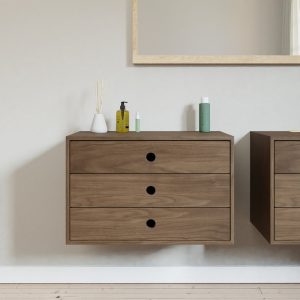 Walnut Floating Dresser