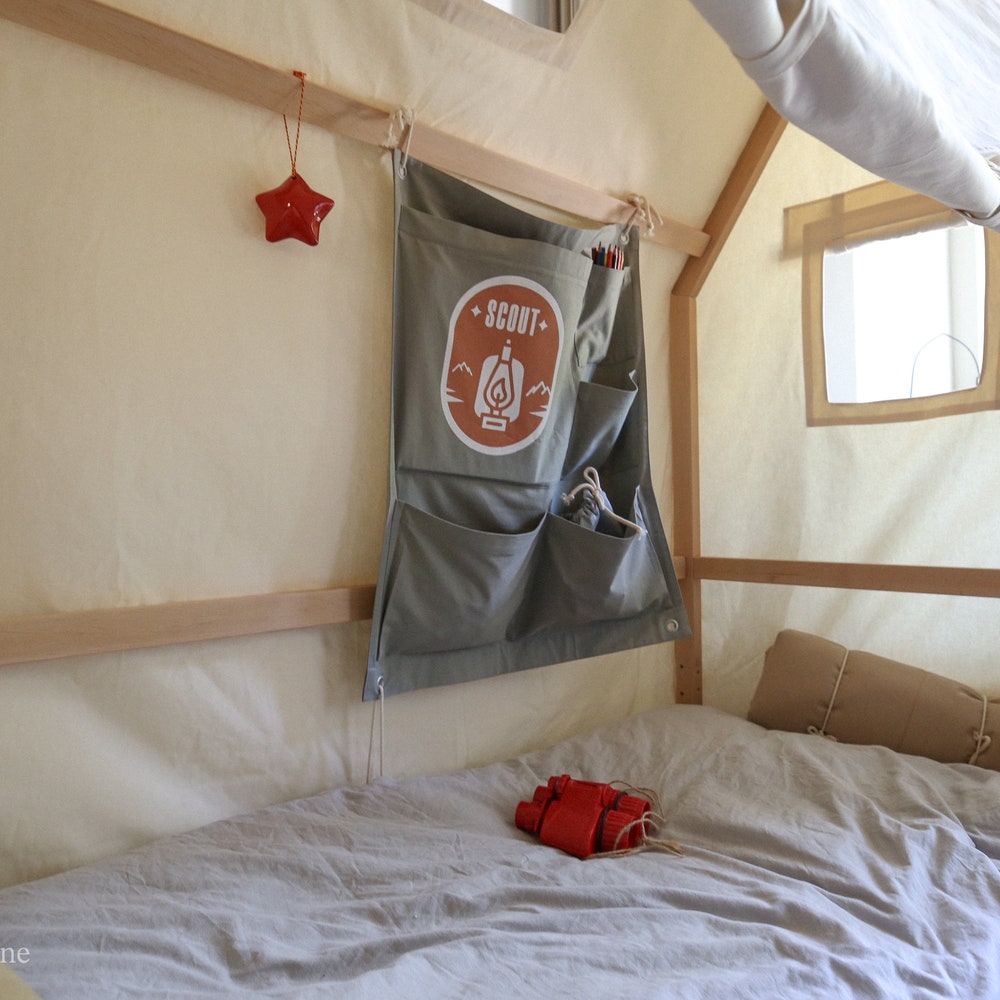 Wooden House Bed for Kids , Toddler Teepee Bed with Slats, Montessori Furniture, Children’s Bed, Christmas Gift Platform Bed Frame - Image 6