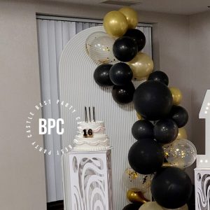 Modern Style Birthday Backdrop, Enhance Your Event Décor with Freestanding Photo Backdrop and Party Decorations