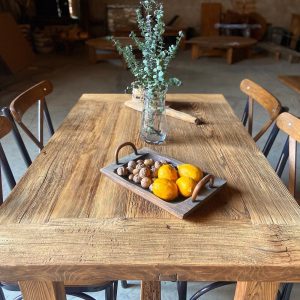 Small Dining Table Reclaimed Wood, Reclaimed Kitchen Table, Rustic Patio Dining Table Wood Patio Furniture, Farm Porch Table