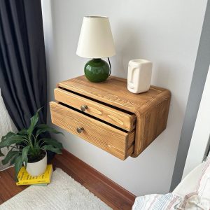 Drawer nightstand,Free shipping,Floating Nightstand,Wall nightstand