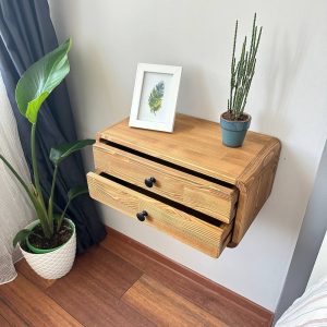 Floating Nightstand,Drawer nightstand,Wall nightstand,Free shipping