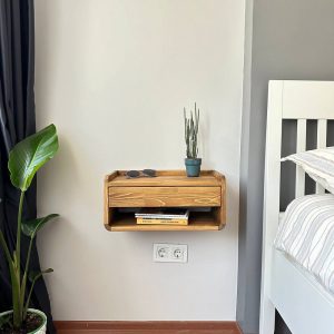 Floating Nightstand,Drawer nightstand,Wall nightstand,Free shipping