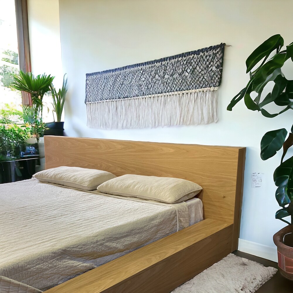 Wooden Bed Frame for Farmhouse Decor - The "Mikka" Adjustable Base Queen Bed Frame - Handmade Furniture for Housewarming Gift - Bed Frames - Image 8