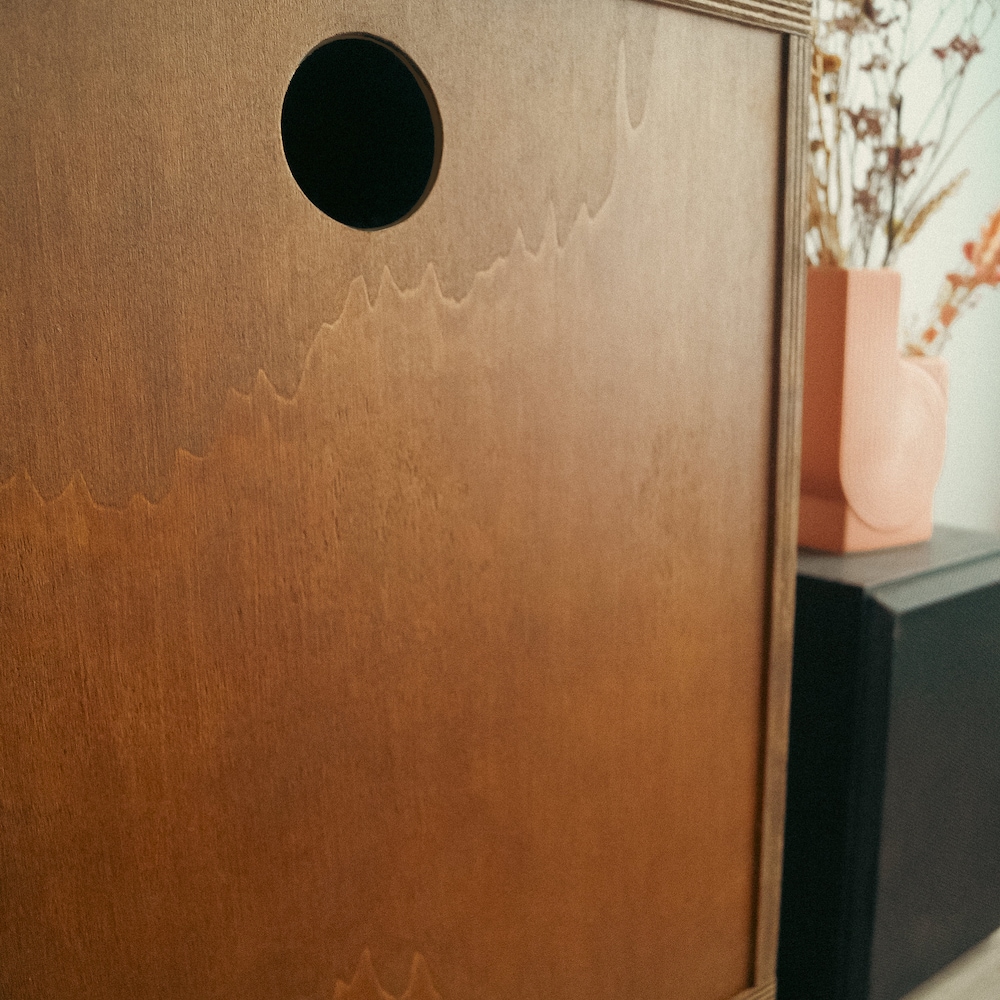 Record player Sideboard 'York 101'. A Modern Vinyl LP storage cabinet. - Image 4