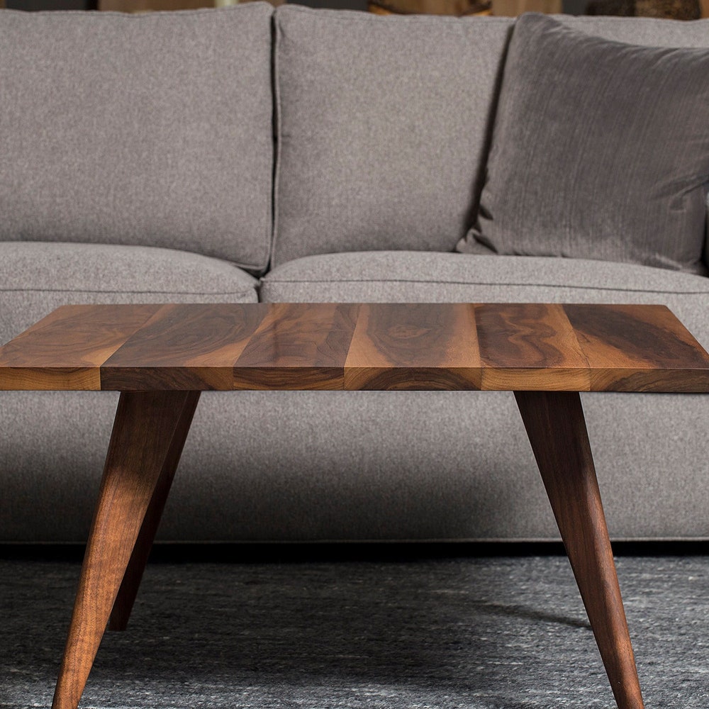 Essentials Coffee Table - Solid Wood Coffee Table - Mid-Century Modern Coffee Table in White Oak, Maple, Cherry, and Walnut - Image 3