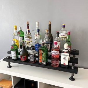 Pipe Tier Drink Racks, Bar Display, Bar Organizer, Kitchen Shelves, Whiskey Bottle Display, Wine Racks