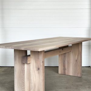 Oak Dining Table | Hardwood Dining Table | Custom Dining Table | Rustic Dining Table