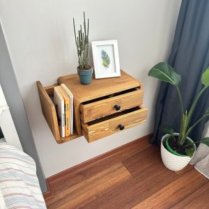 Drawer nightstand,Free shipping,Floating Nightstand,Wall nightstand