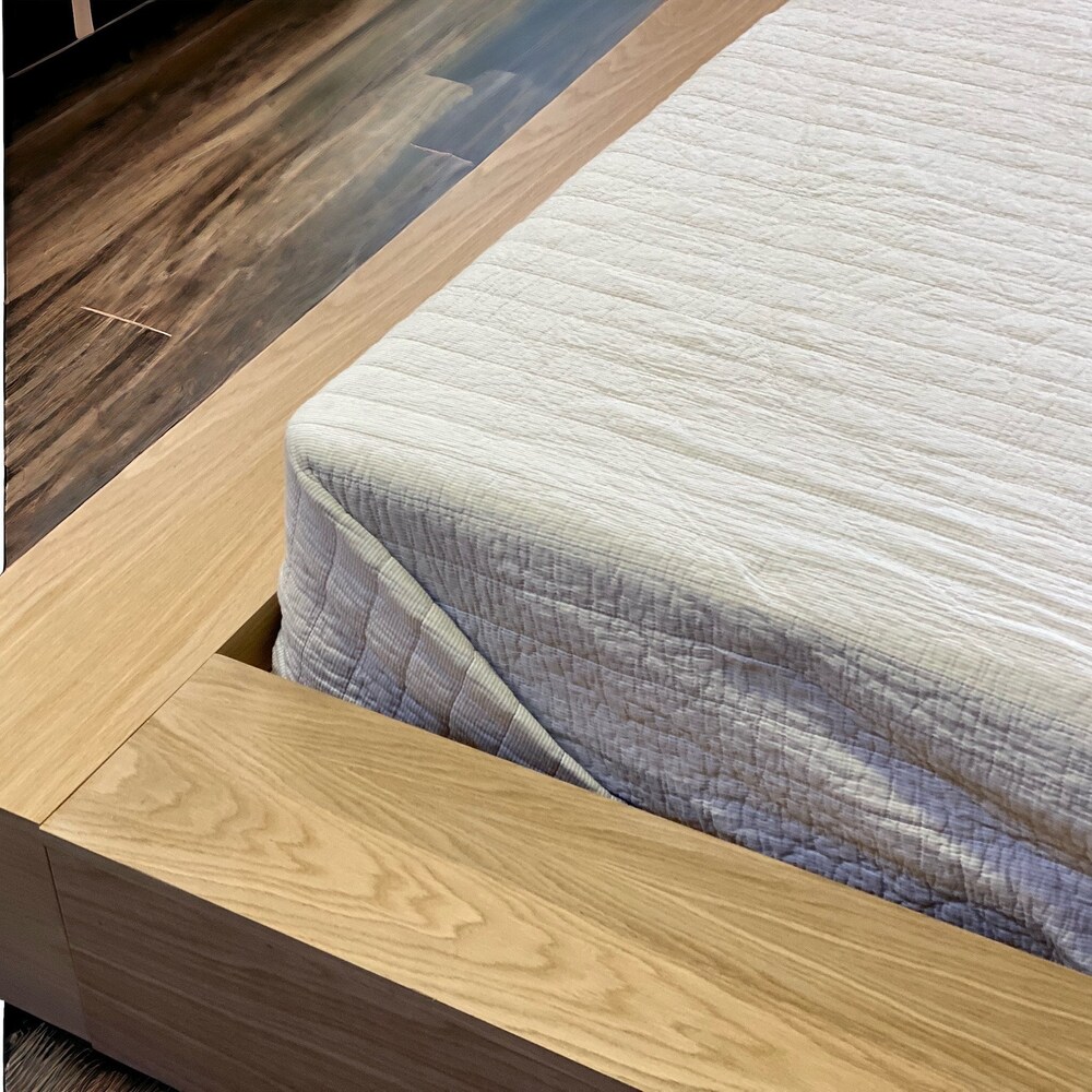 Wooden Bed Frame for Farmhouse Decor - The "Mikka" Adjustable Base Queen Bed Frame - Handmade Furniture for Housewarming Gift - Bed Frames - Image 6