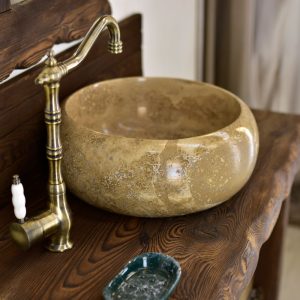 Marble Stone, Handmade, Bathroom Sink Vanity, Marble Bowl, Bowl Sink, Stone Vessel Sink, Kitchen Sink, Irregular Shape Marble Stone