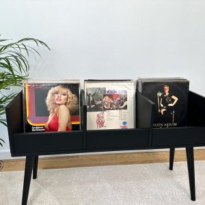 Vinyl End Table, Vinyl Console, Vinyl Display