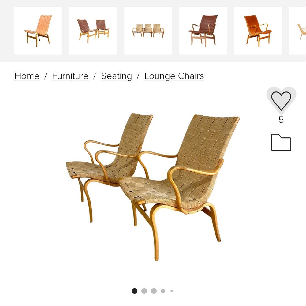 Bruno Mathsson chair Scandinavian lounge chair mid century chair birch bentwood chair sculptural accent chair Swedish modernist furniture - Image 8