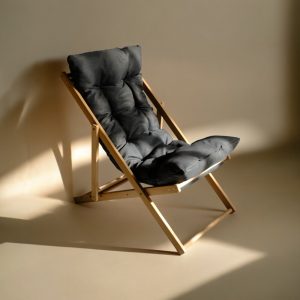 Luxurious Pool Lounger - Adjustable Wooden Sun Lounger for Outdoor, Garden & Beach Chair, Perfect Summer Gif, Pool Lounge Chair, Sunbed.