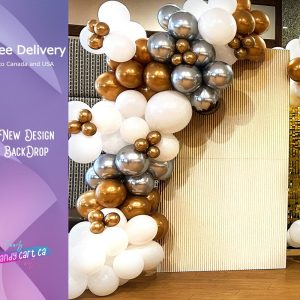 Grooved Backdrop for Birthday and wedding parties with a free delivery