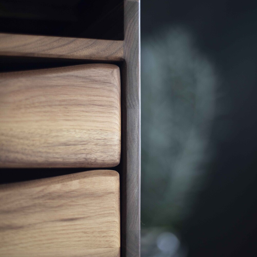 nightstand with drawers, bedside table, mid century modern nightstand, small table for bedside - Image 11