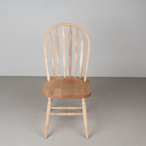 Modern Farmhouse Dining Chair, Maple Hoop Back Chair, Wood Side Chair, Solid Wood Dining Arm Chair, Wood Farmhouse Dining Chair