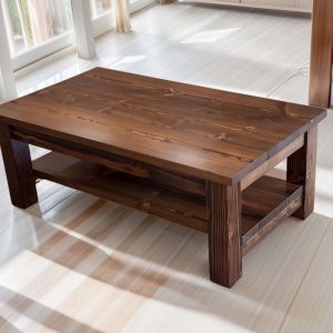 Modern Coffee Table for Living Room, Handmade Reclaimed Wood, Barnwood Coffee Table, Modern Natural Finish, Gift for Her/Woman