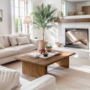 Rustic Coffee Table for Living Room, Handmade Reclaimed Wood, Barnwood Coffee Table, Rustic Natural Finish, Gift for Her/Woman