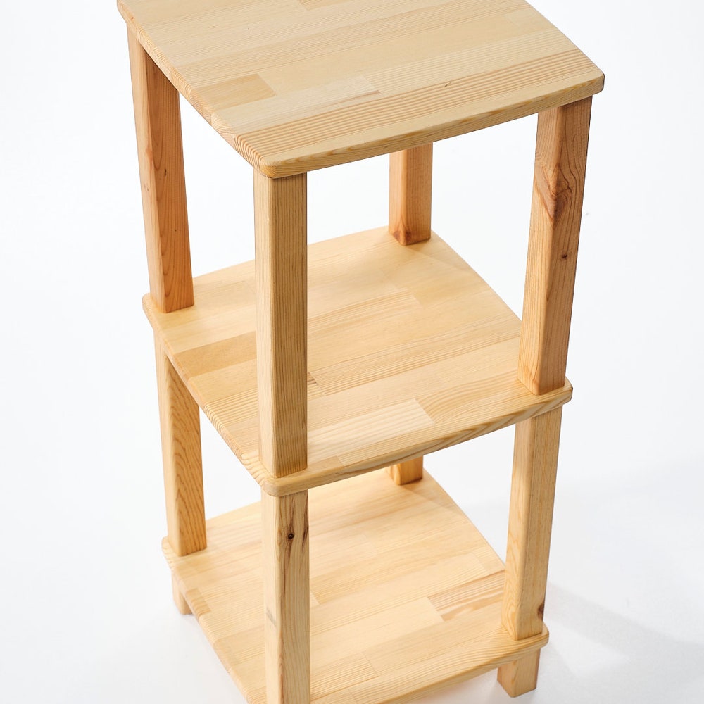 With Duplicable Shelf,Living Room,Office Wood Bookshelf,Shelving Unit,Multi-purpose shelf,Pine Solid Wood,FORHAPPYHOMES Furniture - Image 4