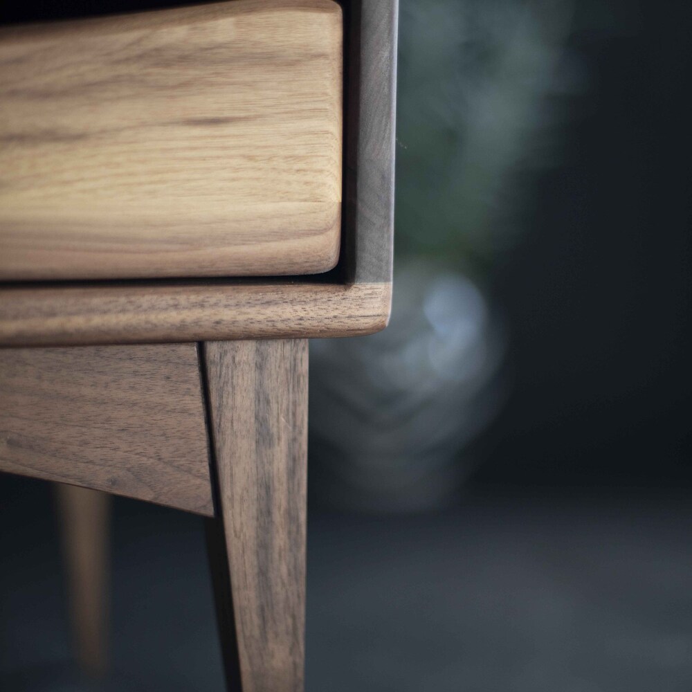 nightstand with drawers, bedside table, mid century modern nightstand, small table for bedside - Image 9